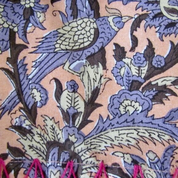 Anthropologie 100% Cotton Tangier Oasis Napkins Set of 4 Summer Dining 18" NEW - Picture 5 of 10